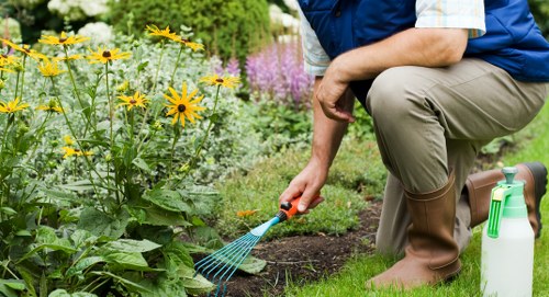 Charity donation of reusable garden materials from Elmers End