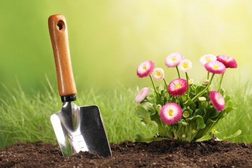 Detailed garden care and planting work in Elmers End